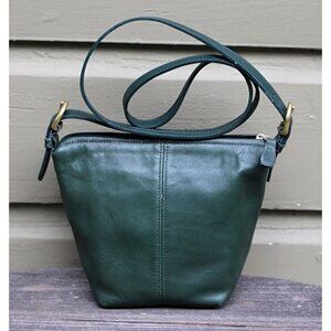 Coach Vintage - MacDougal Zip Crossbody 4130 in Bottle Green, USA Pre-1994